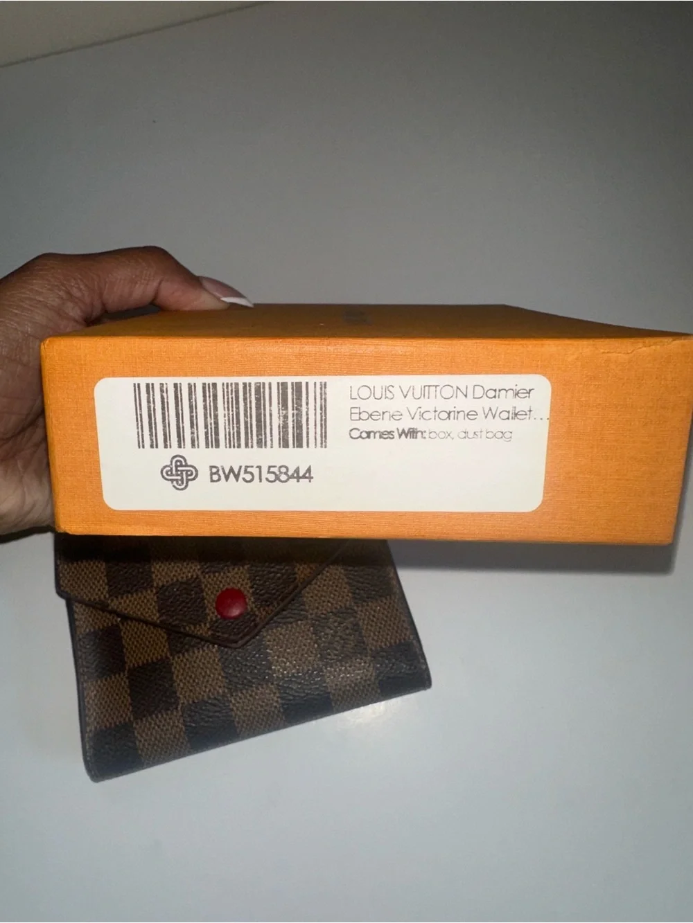 Louis Vuitton Damier Ebene Victorine Wallet